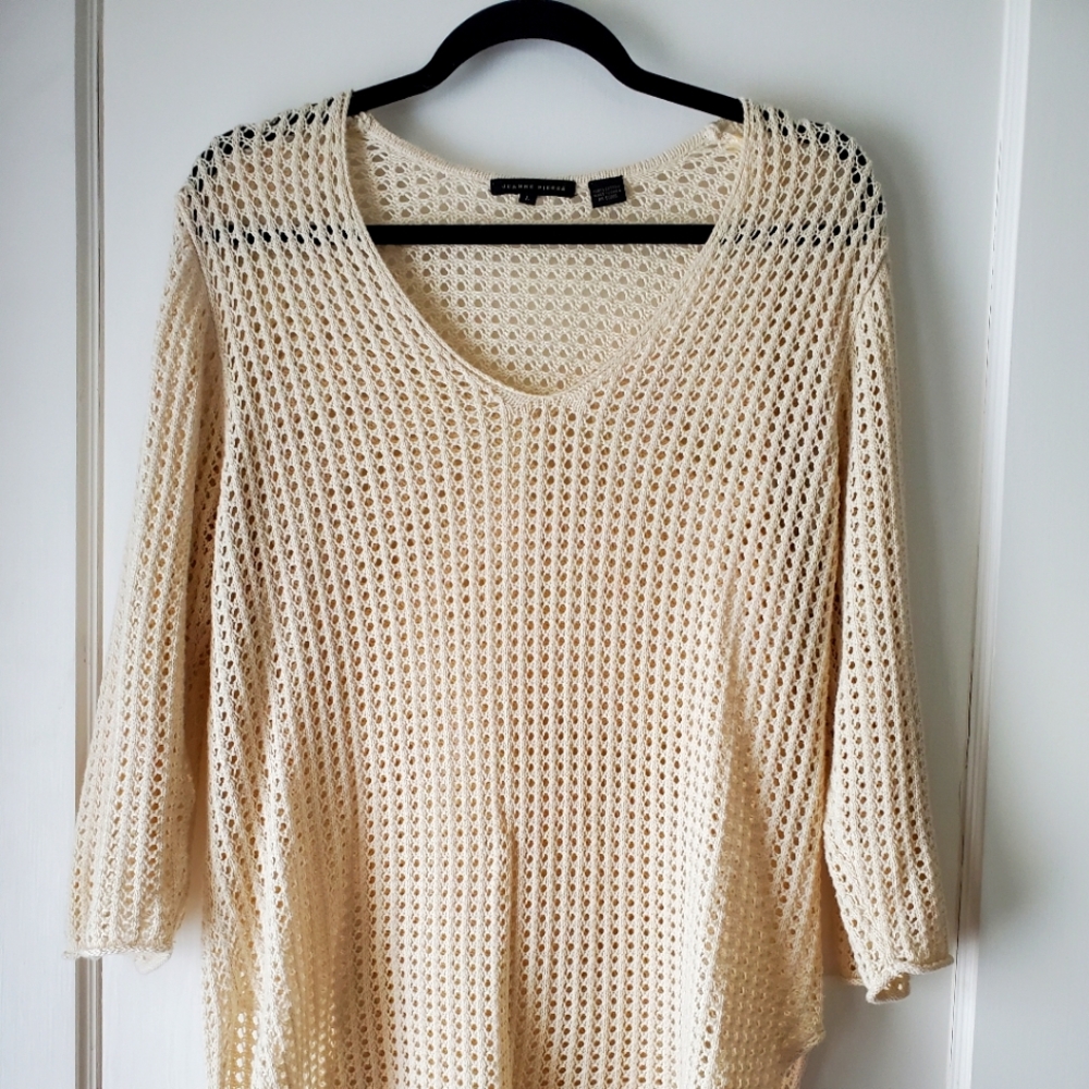 Jeanne Pierre Crochet High/Low Hem - Large